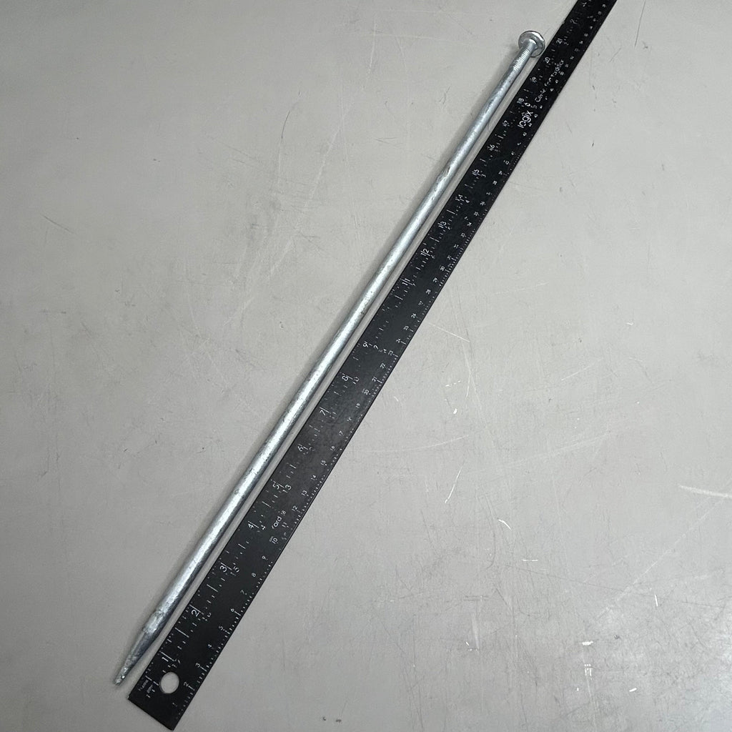 (Pack Of 4) Galvanized Landscape Spike Nails  20" Overall Length Chrome