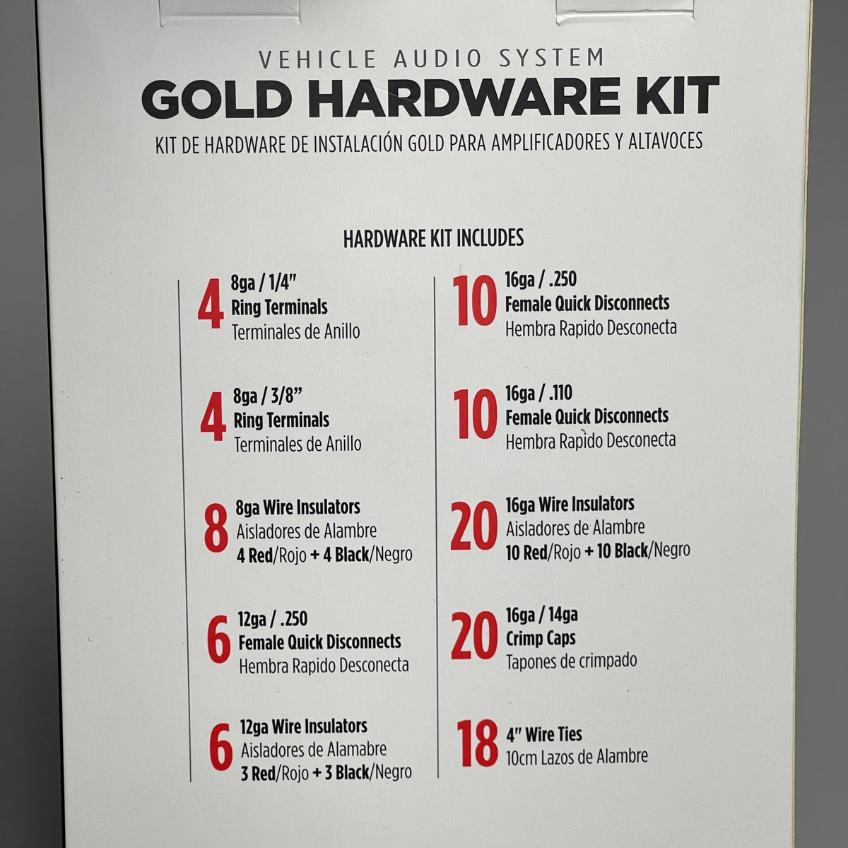 METRA Hardware Gold Installation Kit (Power & Speaker) DIY