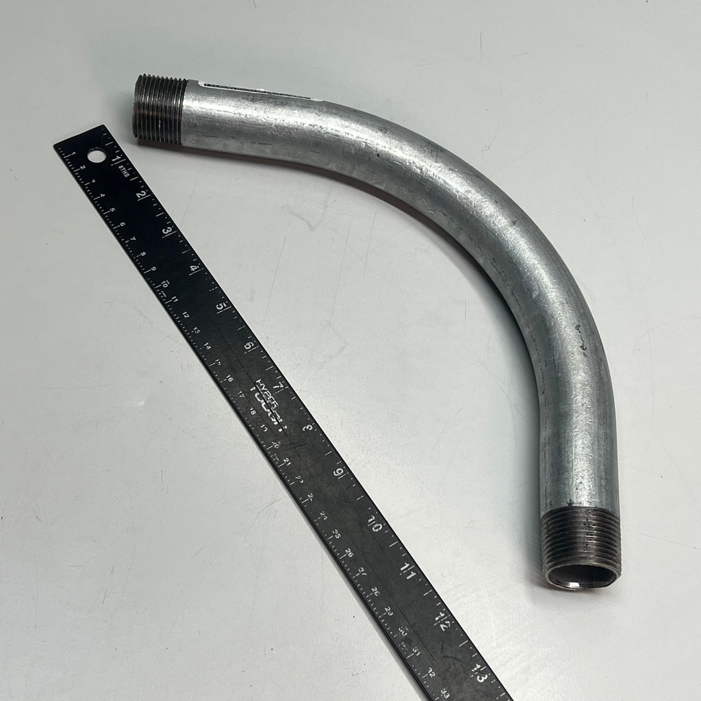 WHEATLAND TUBE PICOMA 1 Elbow Rigid 90° STD RAD Galvanized Steel 86692 00163