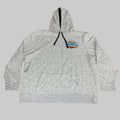 LONEROCK Helen Georgia Tie Hoodie Sz 3XL White/Grey