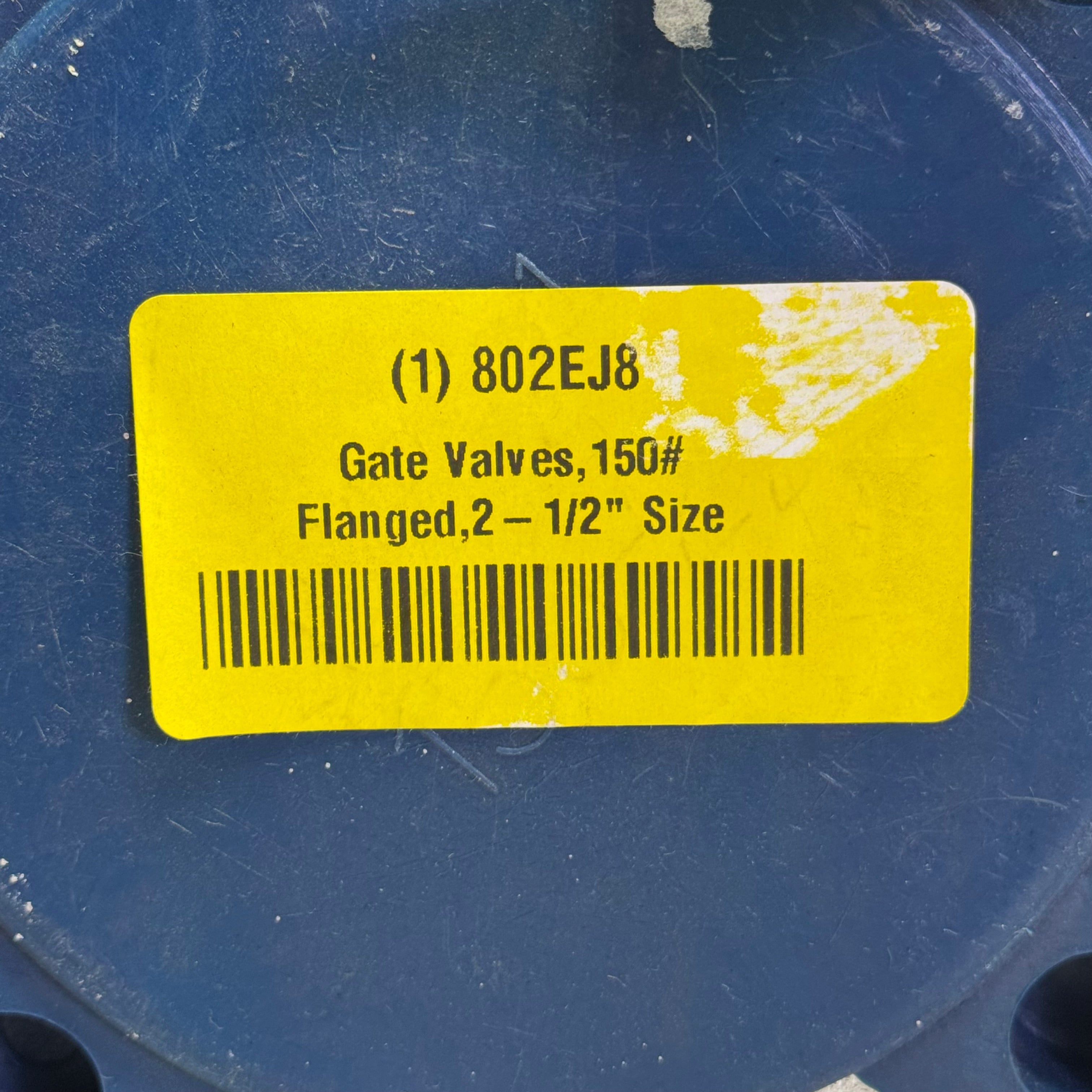 GRAINGER 2-1/2 Gate Valves #150, Grey 4371004410 (Distressed Box)