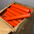 PVC Tubing (500 Pcs) Pipe 6" L x 0.8" D, Red X27809460110
