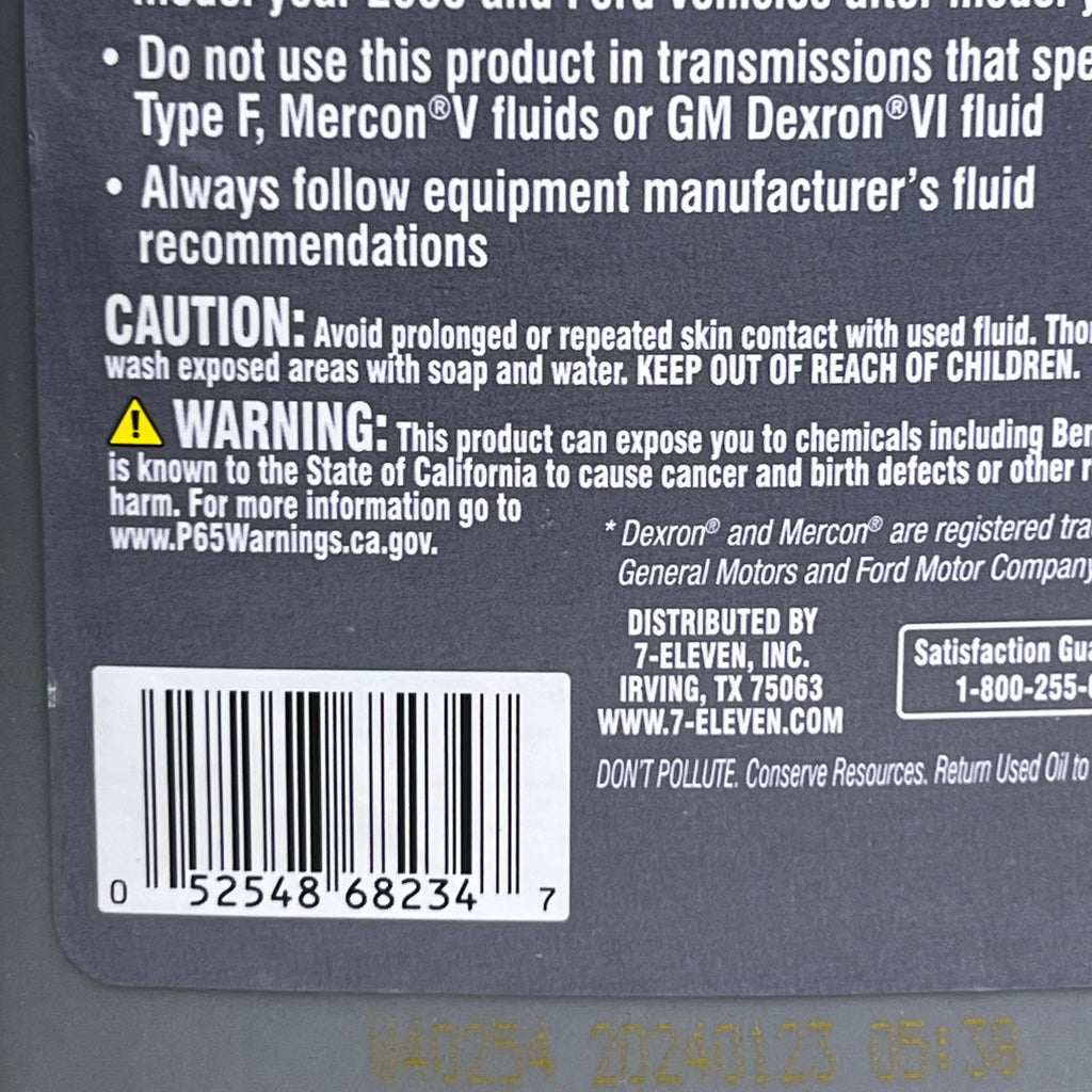 LUCAS (6 PACK) Automatic Transmission Fluid 1 qt /946 ml
