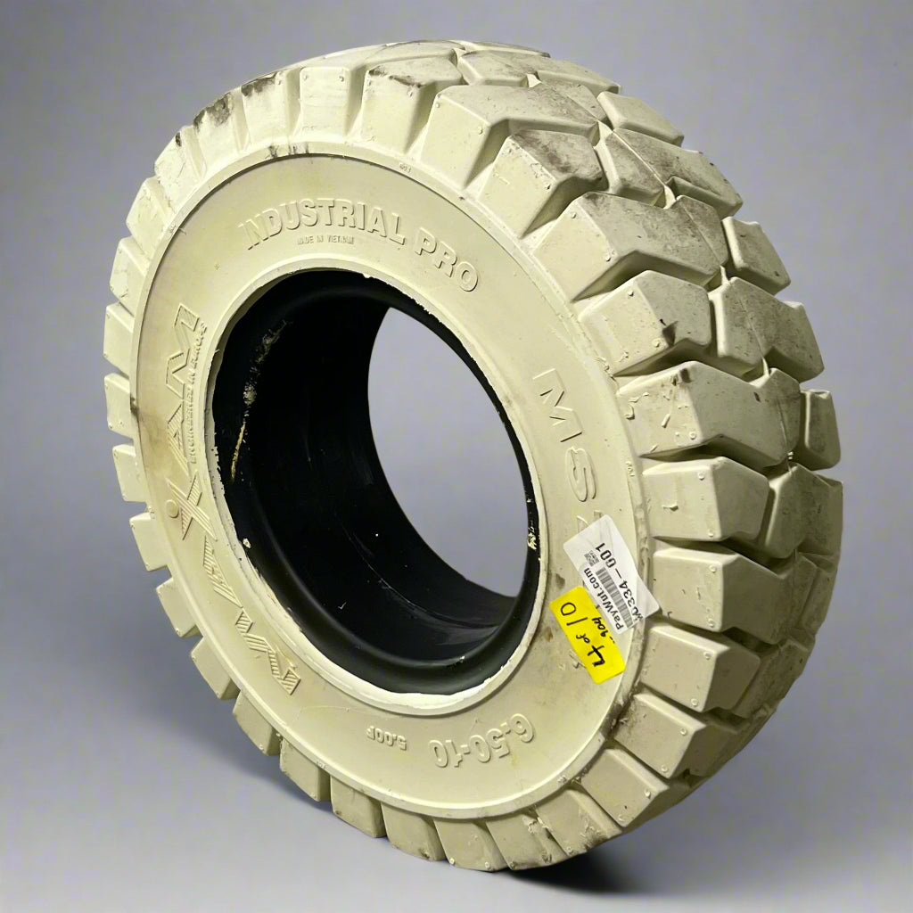 MAXAM MS701+ TR Industrial Forklift Tire 6.50-10 White