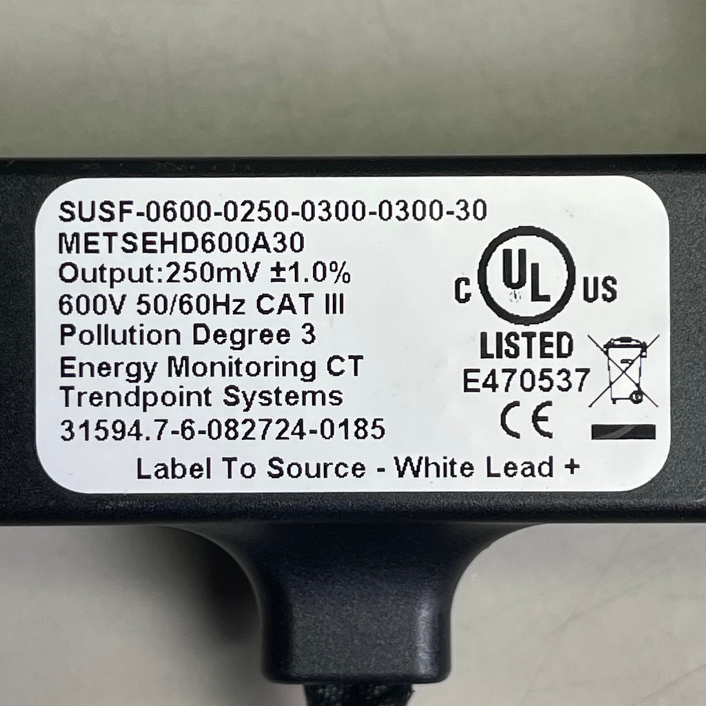 SCHNEIDER ELECTRIC PowerLogic HDPM6000, 6000R Transformer METSEHD600A30