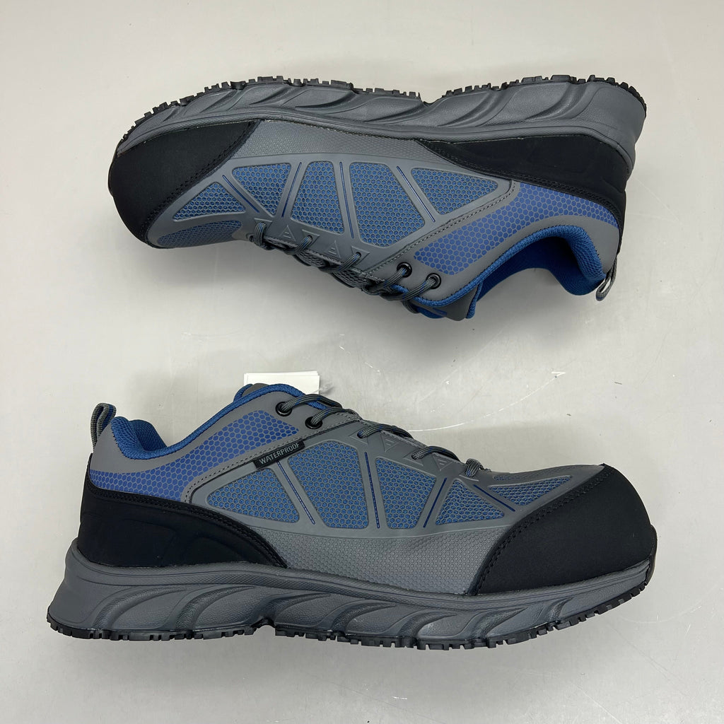 PROPET Seeley II Men's Work Boot Waterproof Men's Sz 12 W (E) Grey/Blue MAU012M