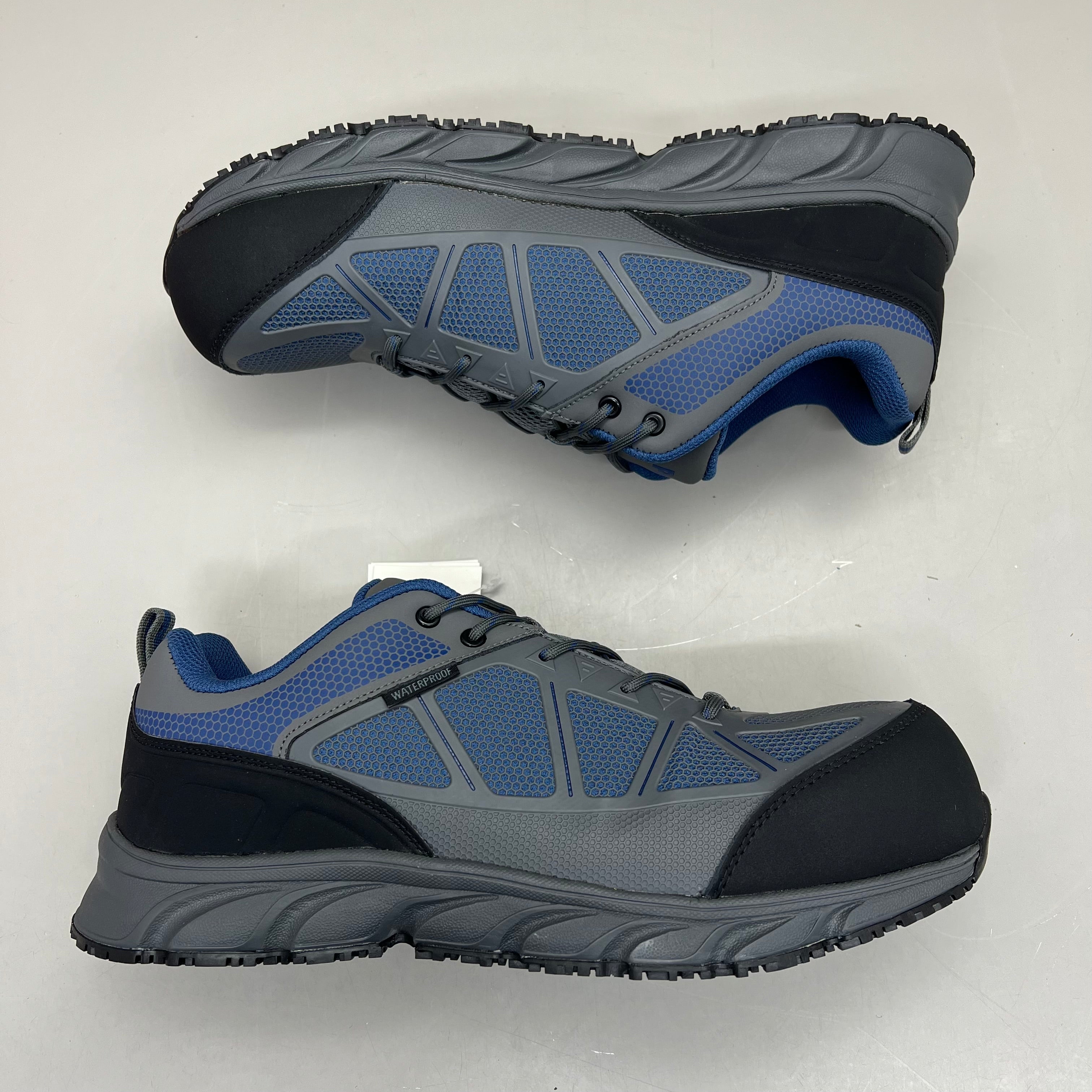 PROPET Seeley II Men's Work Boot Waterproof Men's Sz 12 W (E) Grey/Blue MAU012M