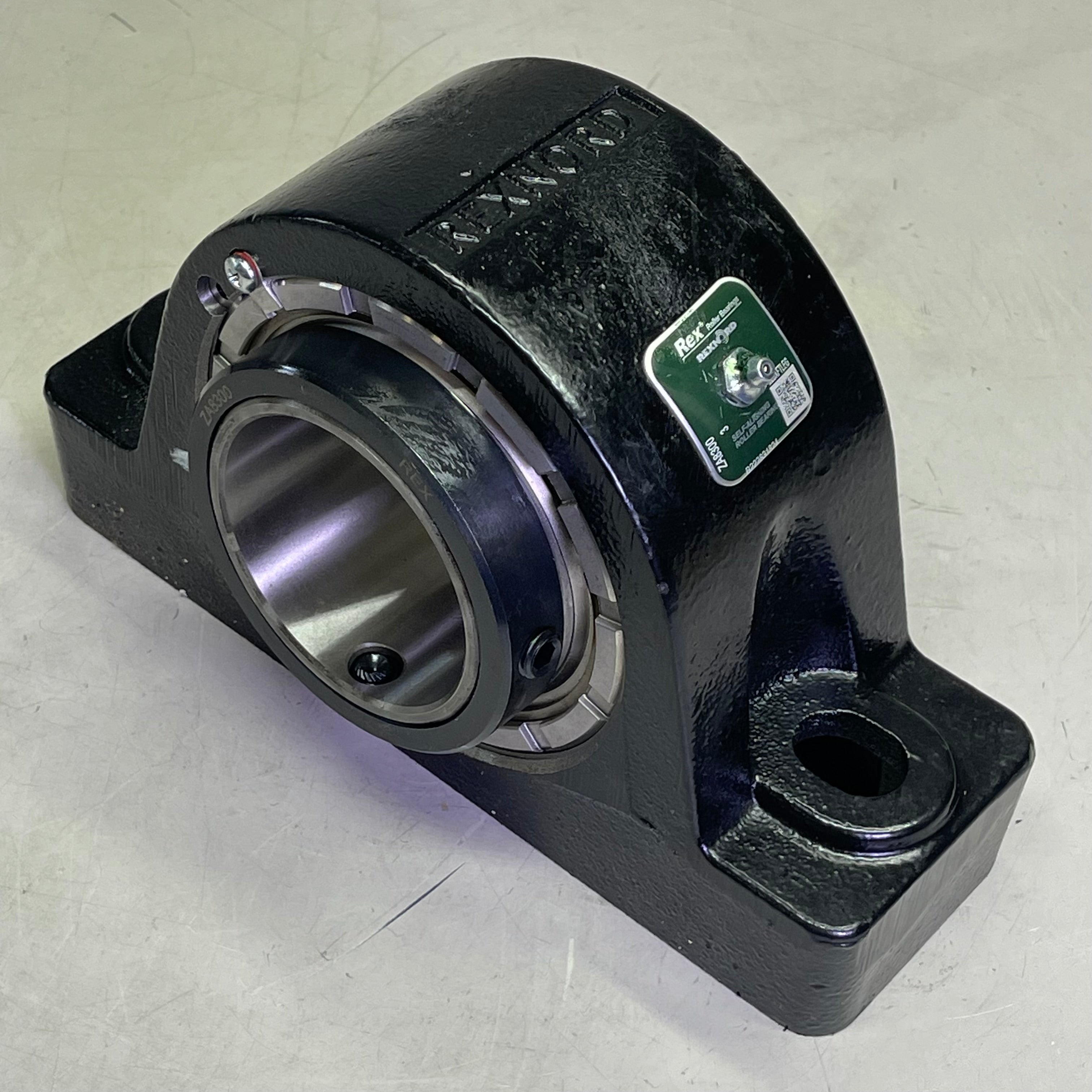 REXNORD Pillow Block Roller Bearing 3" Bore Diameter Cast Iron ZA8300