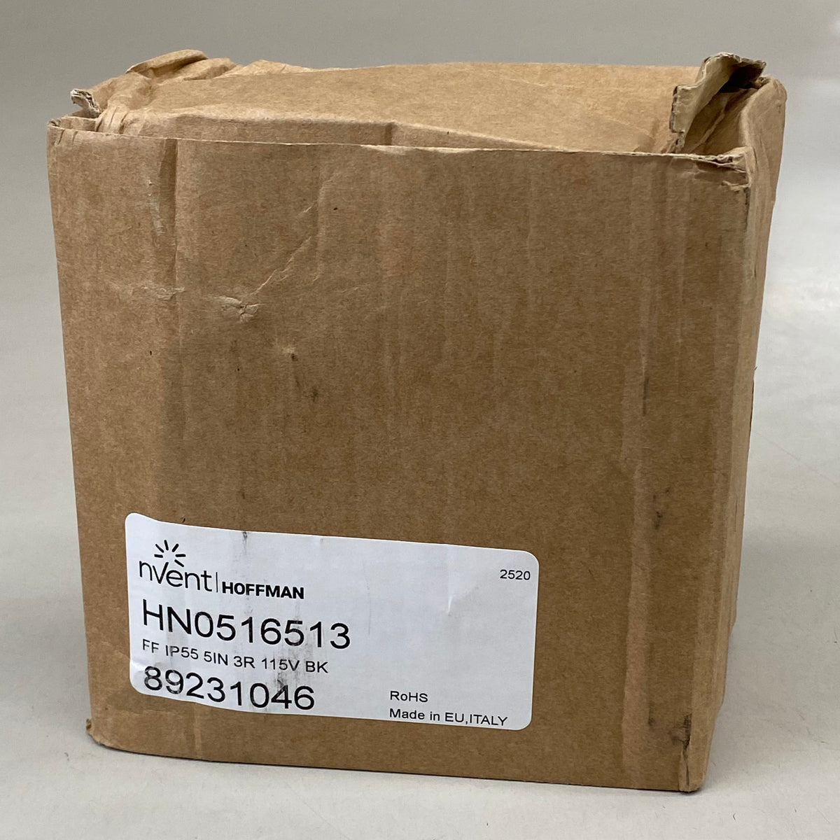 HOFFMAN 3R Side-Mount Filter Fan 5.9"x5.9"x2.9" Black HN0516513