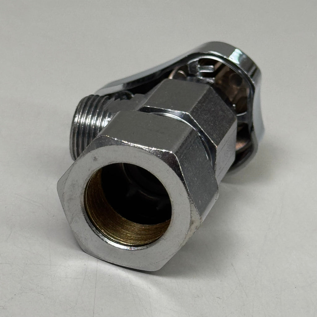 BRASS CRAFT (New) 1/2" Compr. Angle Stop Valve