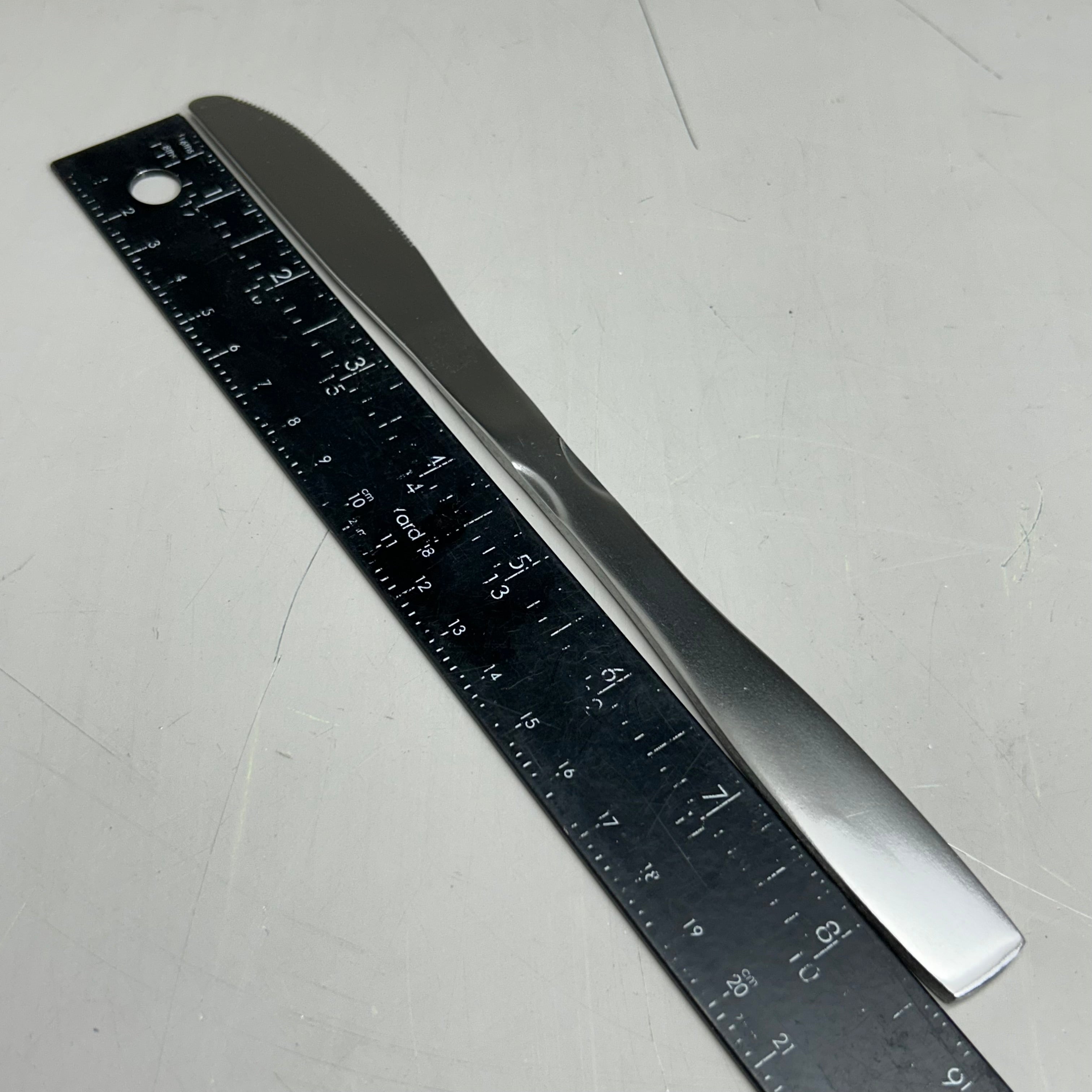ABC (12 Pack) Stainless Steel Back Bay Stamped Dinner Knife 8.5" BBY-08 (New Other- Distressed Packaging)