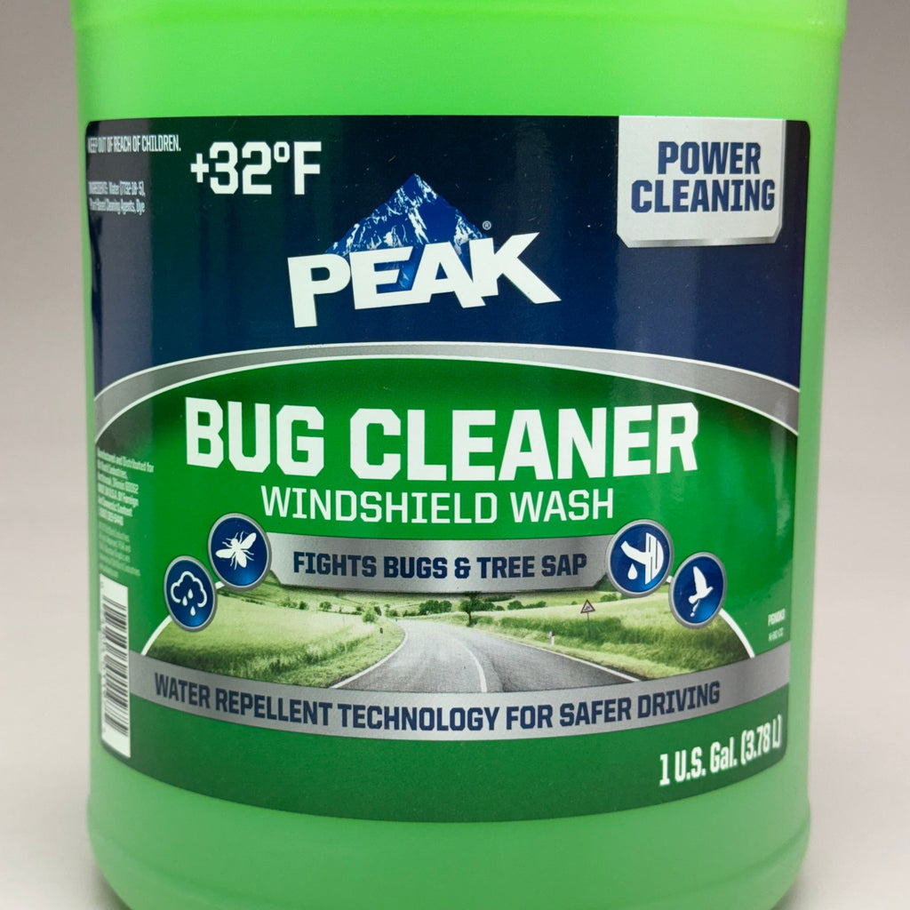 PEAK (3 PACK) Bug Cleaner Windshield Wash 1 Gal