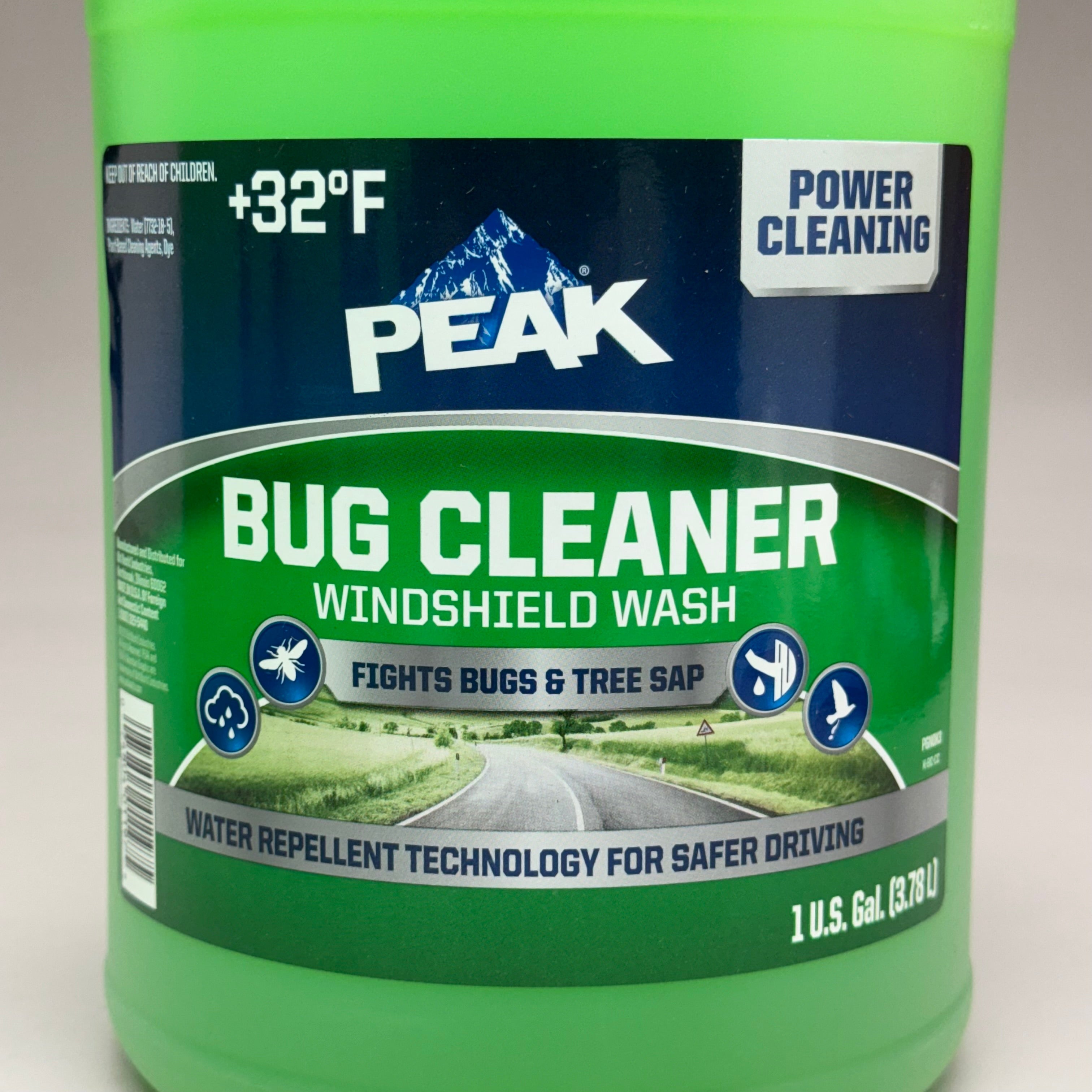 PEAK (3 PACK) Bug Cleaner Windshield Wash 1 Gal