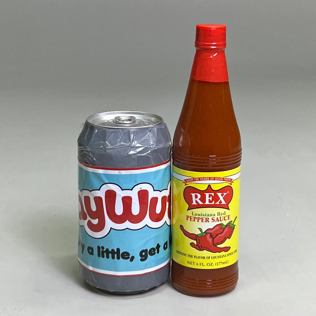 REX (24 PACK) Louisiana Red Pepper Sauce 6 oz Red BB 09/26