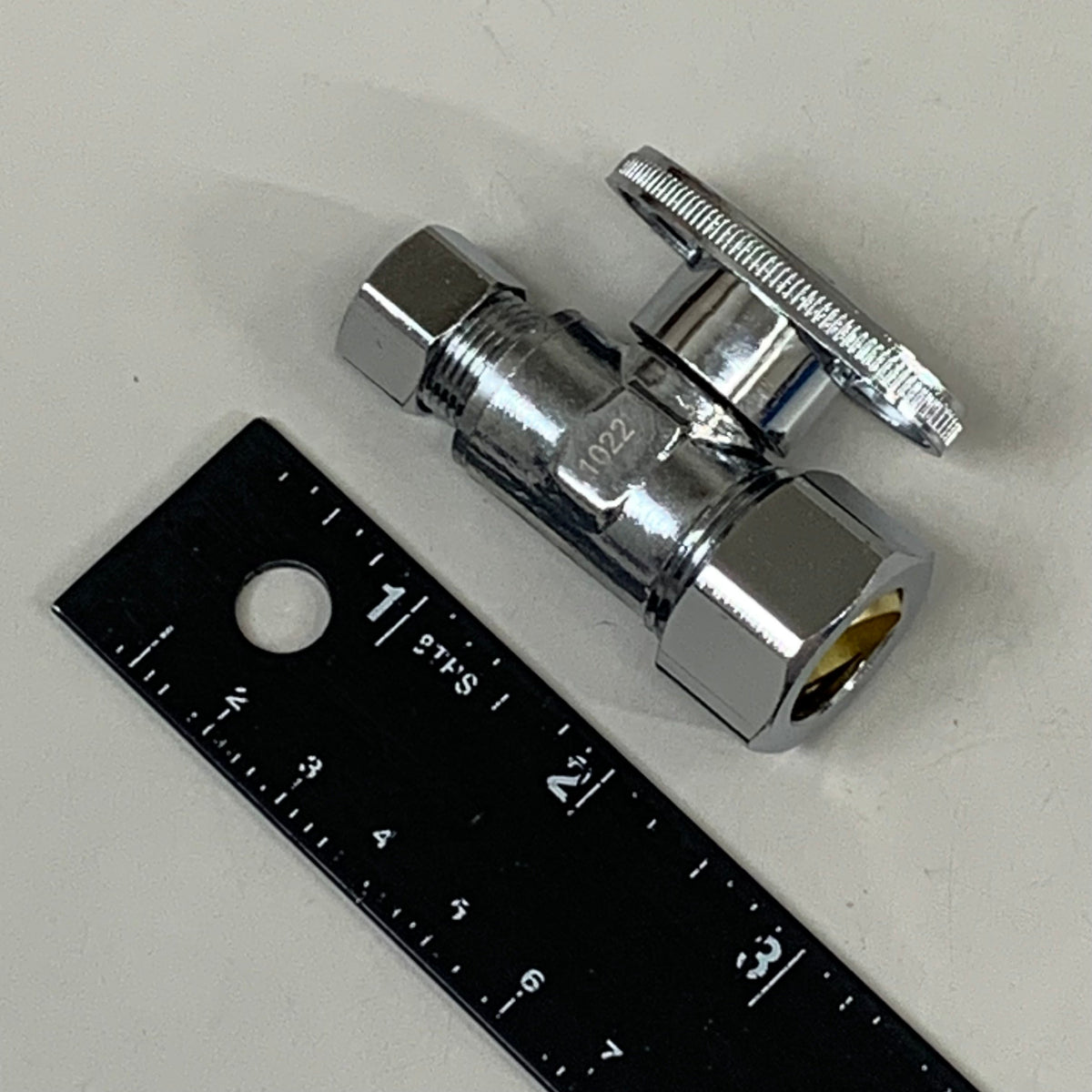 OATEY (2 PACK) Quarter Turn Straight Valve 1/2 NOM Copper 5/8 X 3/8 4755PCLF