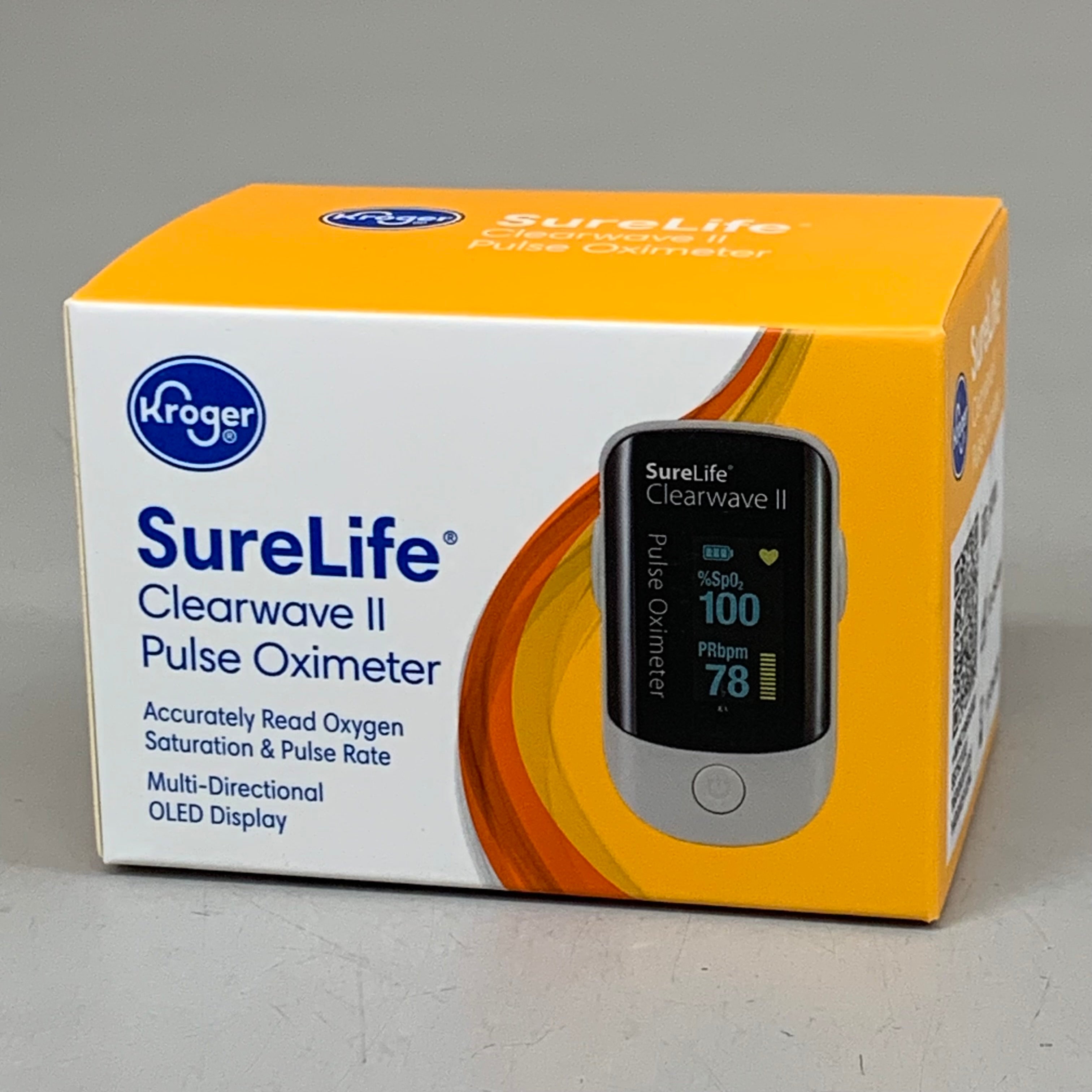 KROGER SureLife Clearwave 2 Pulse Oximeter Soft Pad Finger Insert BB 12/25