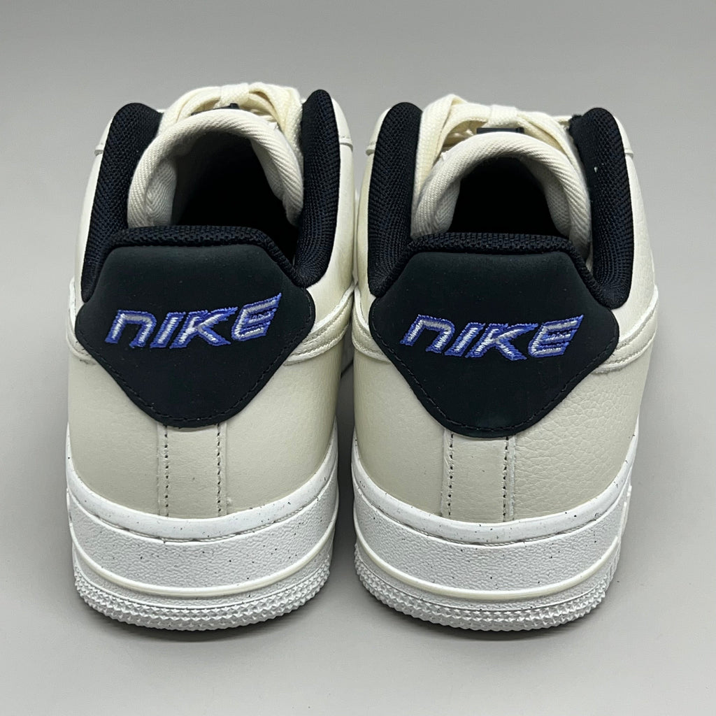 NIKE Air Force 1 07' LX Leather Shoes Sz Women's 9 Sail/Coconut Milk-Black DZ2708 101