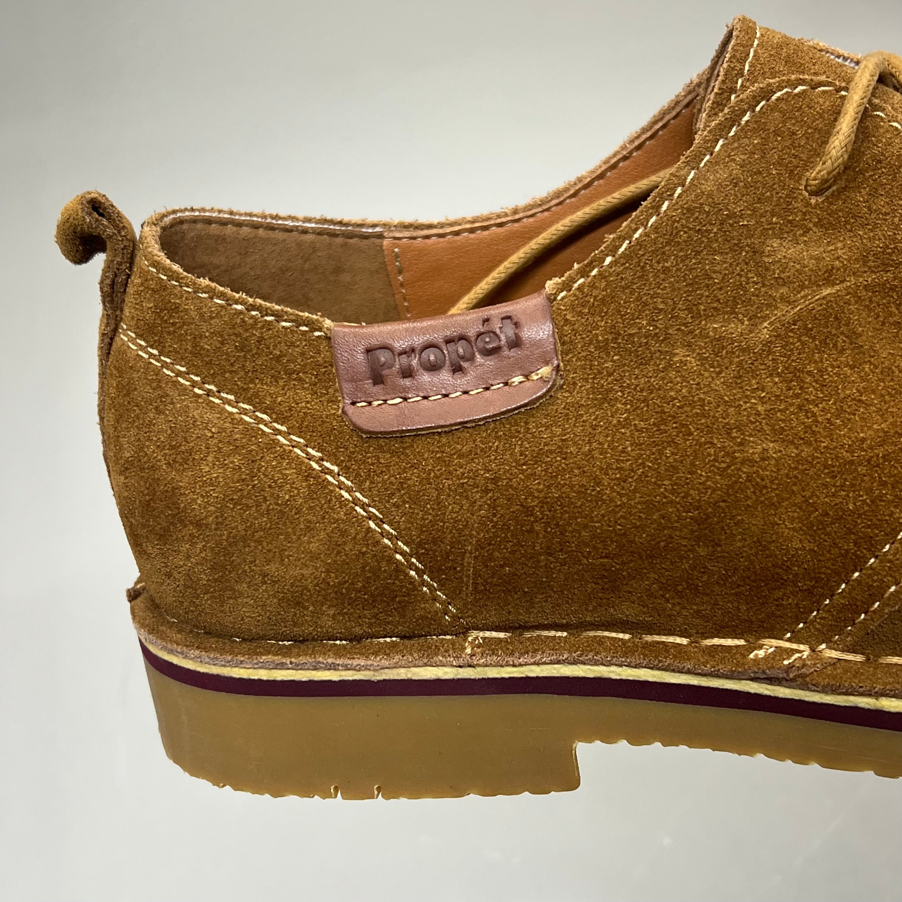 PROPET Finn Suede Oxford Scotchgard Treatment Men's Sz 9.5 M(D) Tan MCX022S