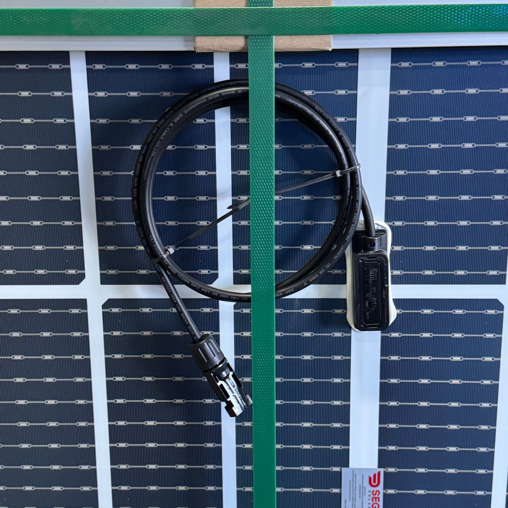 SEG SOLAR Photovoltaic Solar Panel Module Black 460W 75" L x 45" H x 1.5" W SEG-460-BMB-TB