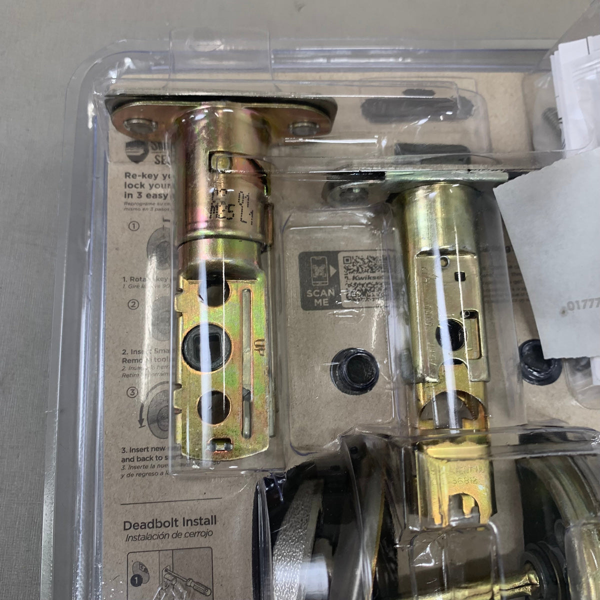 KWIKSET Security Series Single Cylinder Deadbolt  2-3/8 to 2-3/4" 96900-424