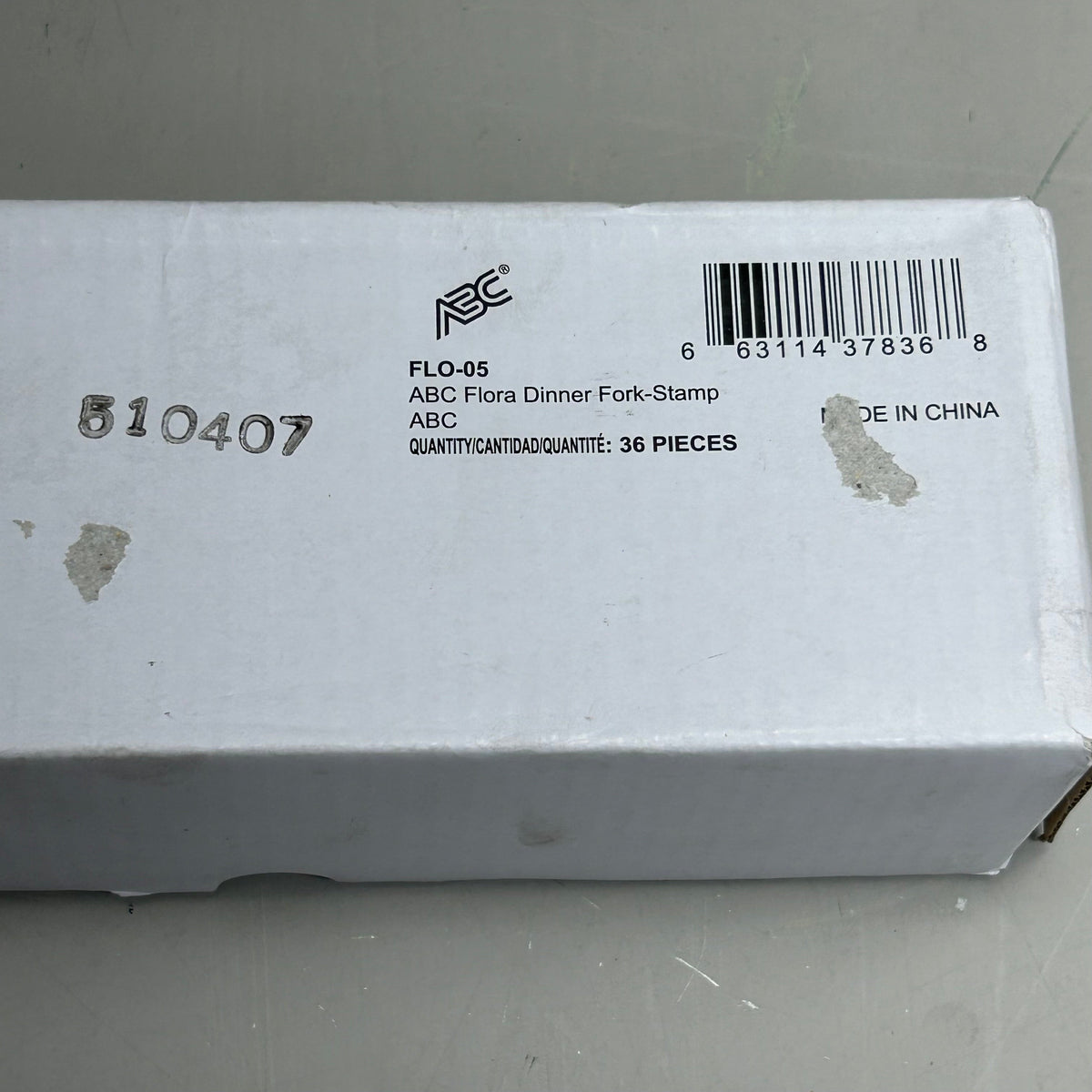 ABC (36 Pack) Stainless Steel Flora Stamped Fork Set New Other-Distressed Packaging  7" FLO-05