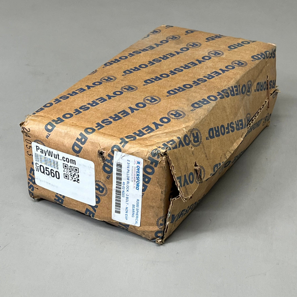 ROYERSFORD Spherical 2-Bolt Pillow Block Bearing Non-Expansion 2-3/16" 40-02-N203