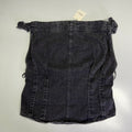 FREE PEOPLE 100% Cotton Louie Indigo Top Women's Sz XS Black 98546724