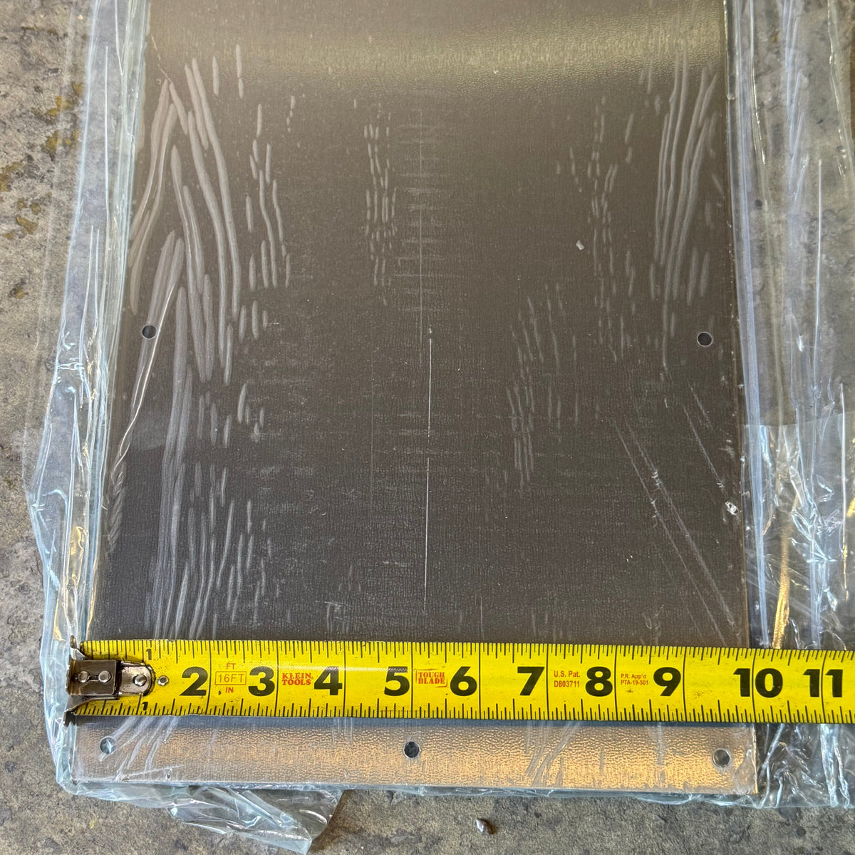 ALLEGION (5 PACK) Stainless Steel Kick Plate 8400 10" x 34" Grey US32D