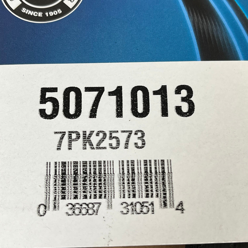 DAYCO Standard Depth Straight Serpentine Belt EPDM Material 101.30Length 5071013
