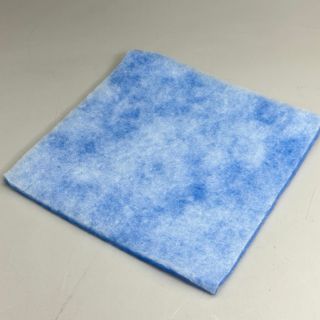 PROSOURCE (40 Pads Per Box) Polyester Air Filter Media Pads 12x12x1 Blue 15065576