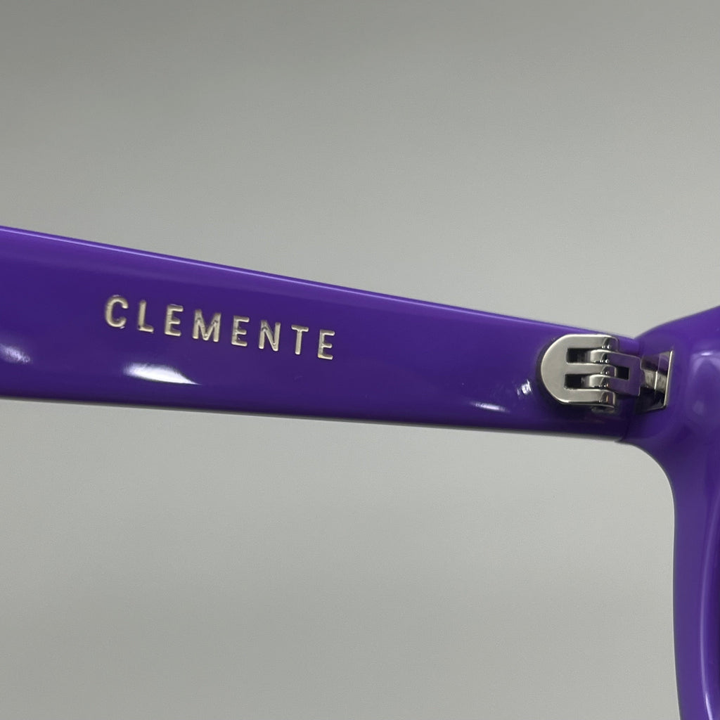 FRIDA MAE CHEEK Clemente Round Polarized Lens Sunglasses Purple SUN-ROUND-PUR