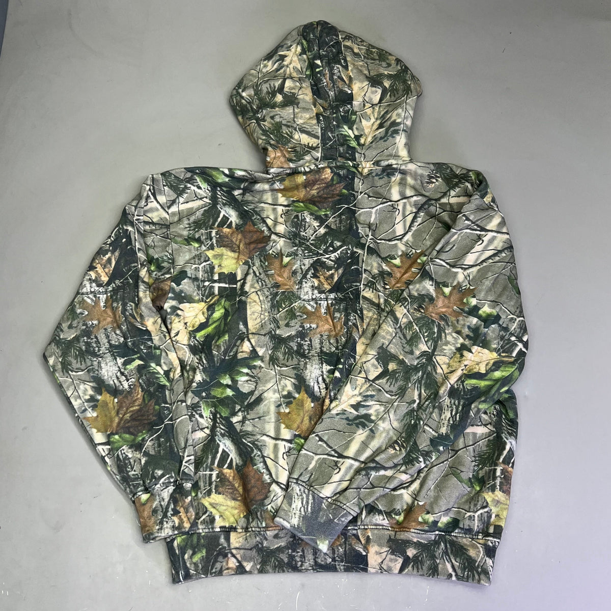 COTTON COLLECTIVE Special Hoodie 100% Cotton Fleece Unisex Sz M Camo Pattern