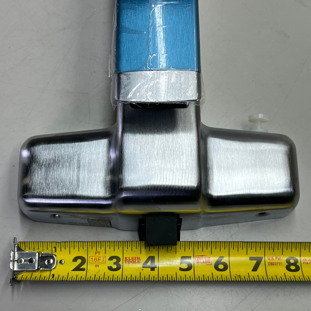 ALLEGION Commercial Door Lock Sz 33" L Blue & Silver ED98.10000