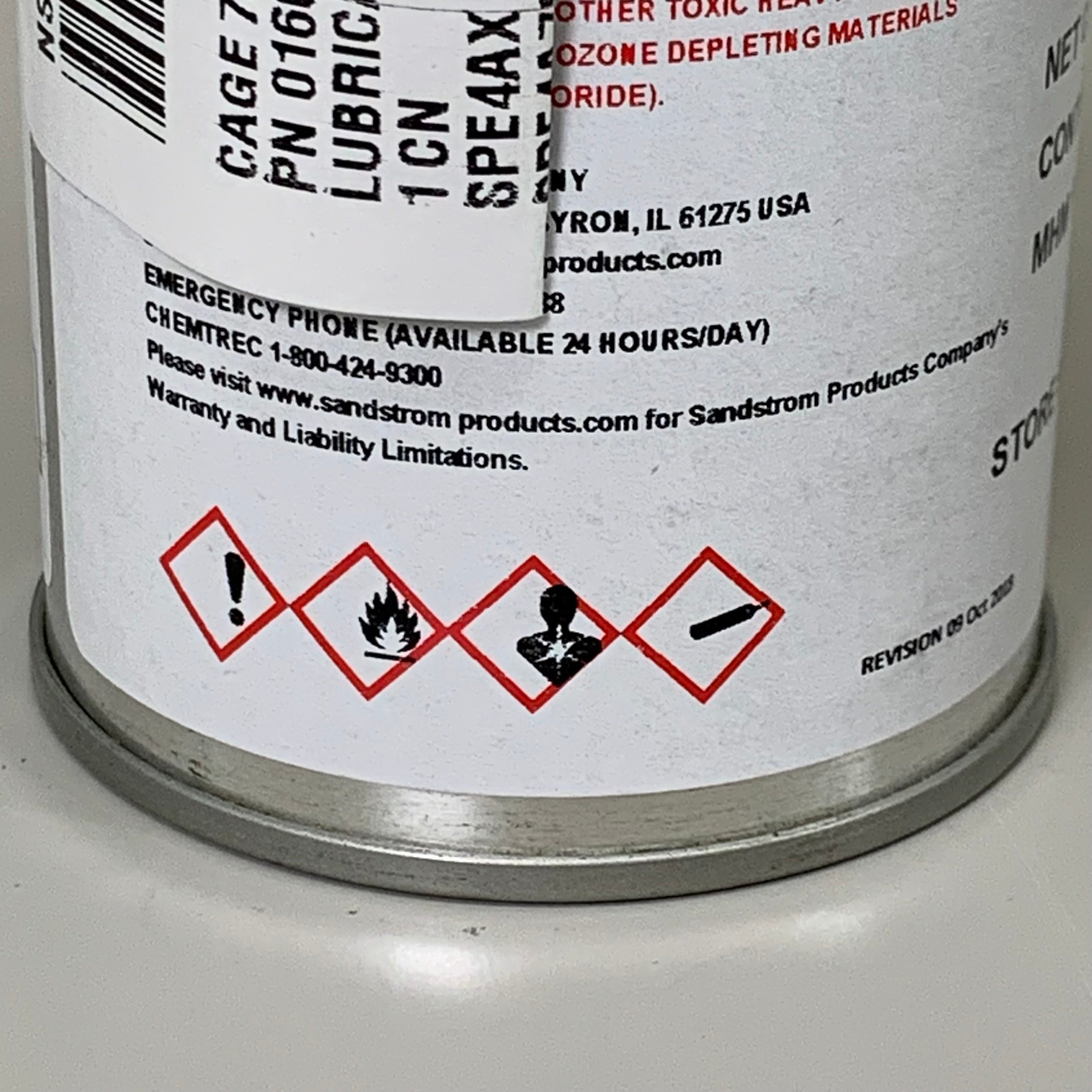 SANDSTROM (12 PACK)Lubricant Solid Film Bonding Industrial Equipment BB12/24 16oz