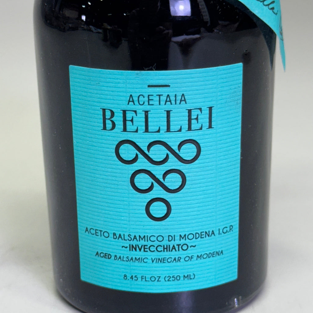 BELLEI Aged Balsamic Vinegar of Modena 8.45 fl oz, Precious Blue BB:10/28