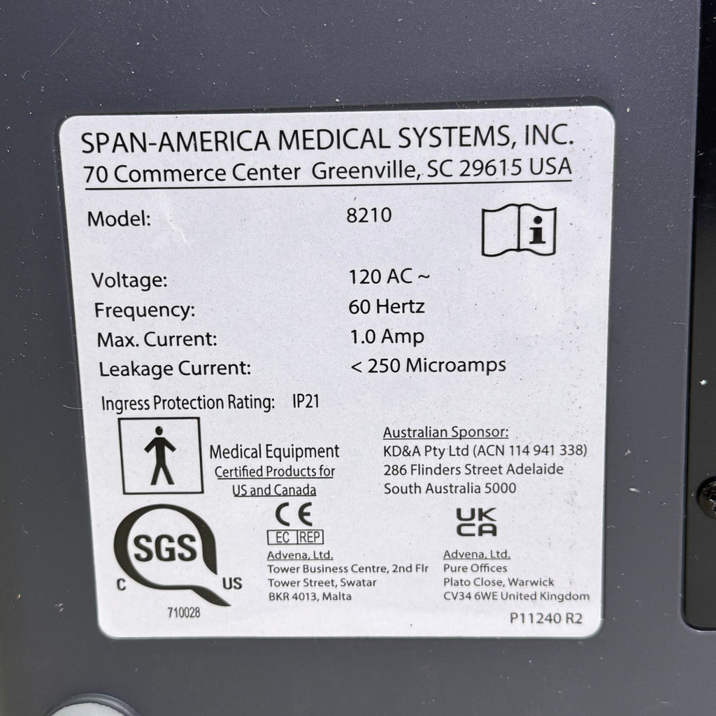SPAN AMERICA (3 Boxes) Pediatric Bed Mattress w/ Air Control Box LM8435LR-29