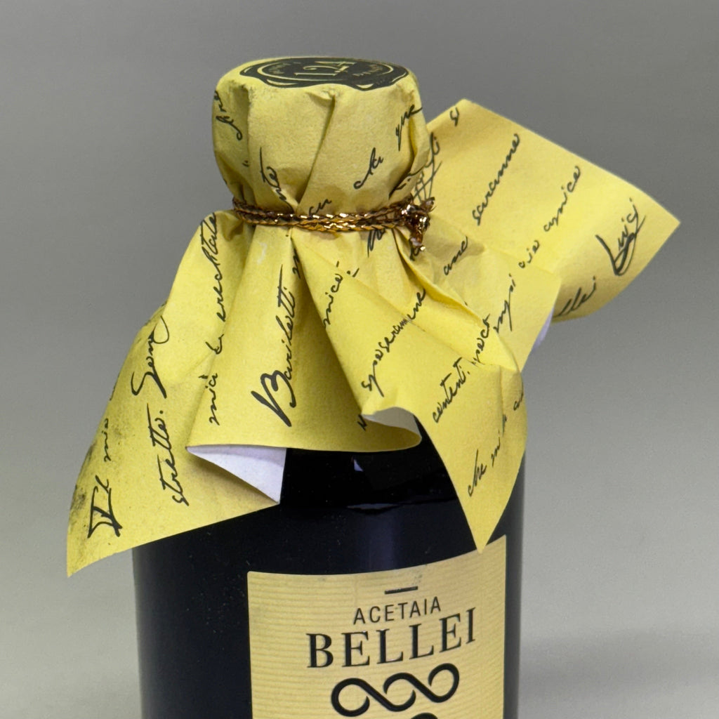 BELLEI Aged Balsamic Vinegar of Modena Sz 8.45 fl oz, Precious Yellow