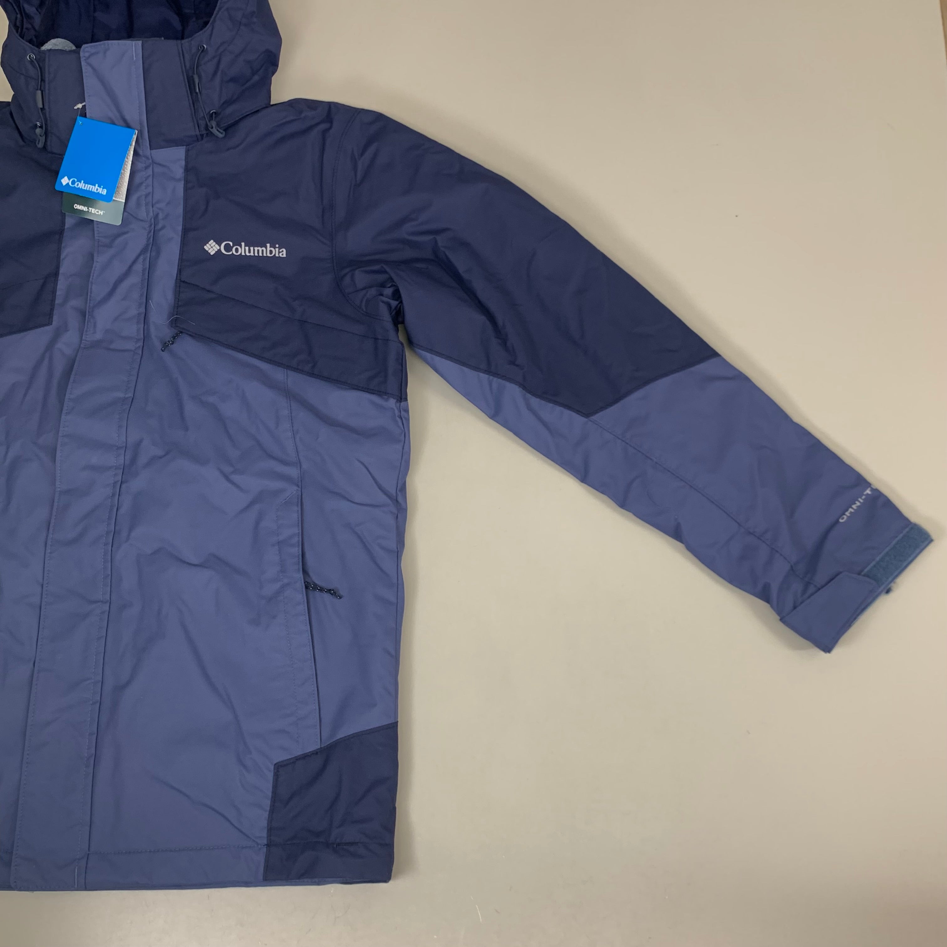 COLUMBIA Bugaboo II Fleece Interchange Jacket Men's Sz S Navy Blue 1800661477