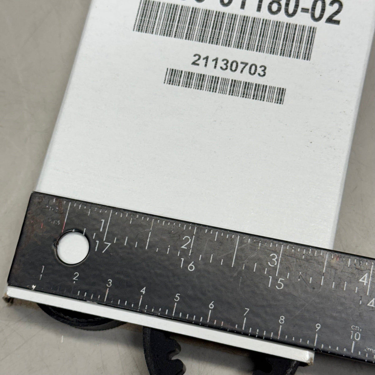 (2 PACK) Classic Cogged V-Belt Sz 7.5" L x 3.5" W, Black R-50-01180-02