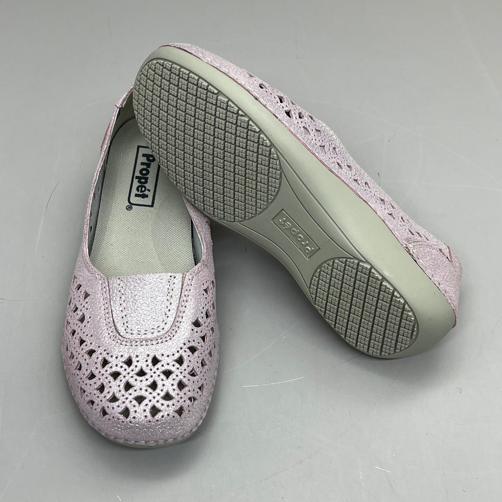 PROPET Cabrini Full Grain Leather Arch Support Women Sz 6.5 XX(4E) Blush WCX064L