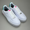 NIKE Air Force 1 PLT.AF.ORM Tapered Toe Shoes Sz Women's 9 White/Pink/Blue FN7180-100