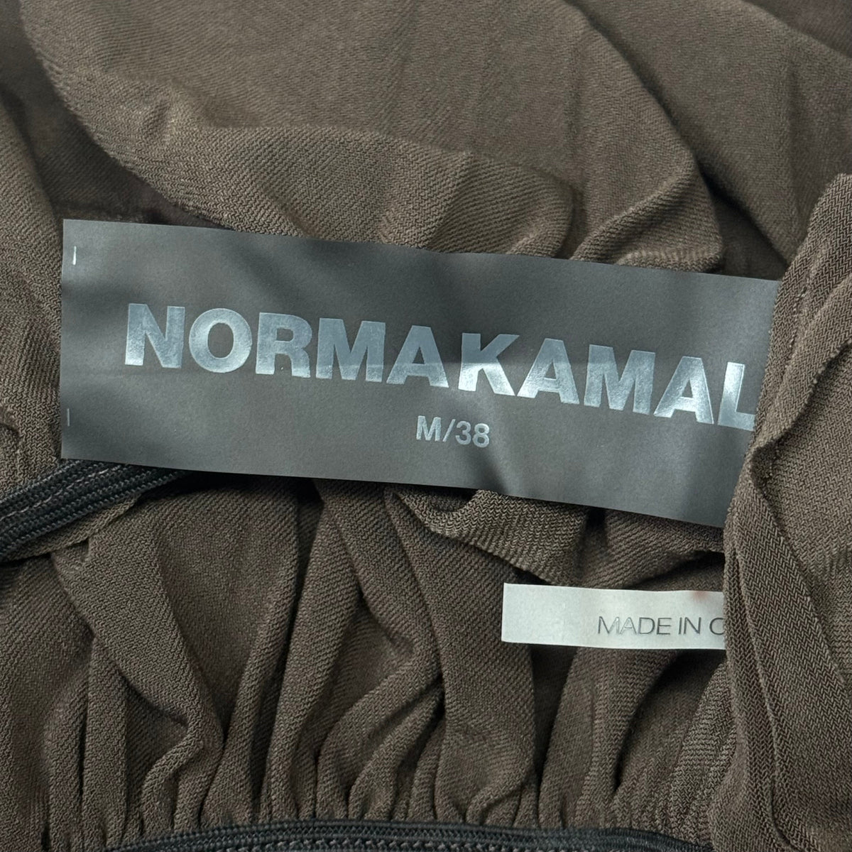 NORMA KAMALI Goddess Dress Unlined Women's Sz M/38 Chocolate KK3233PL292028