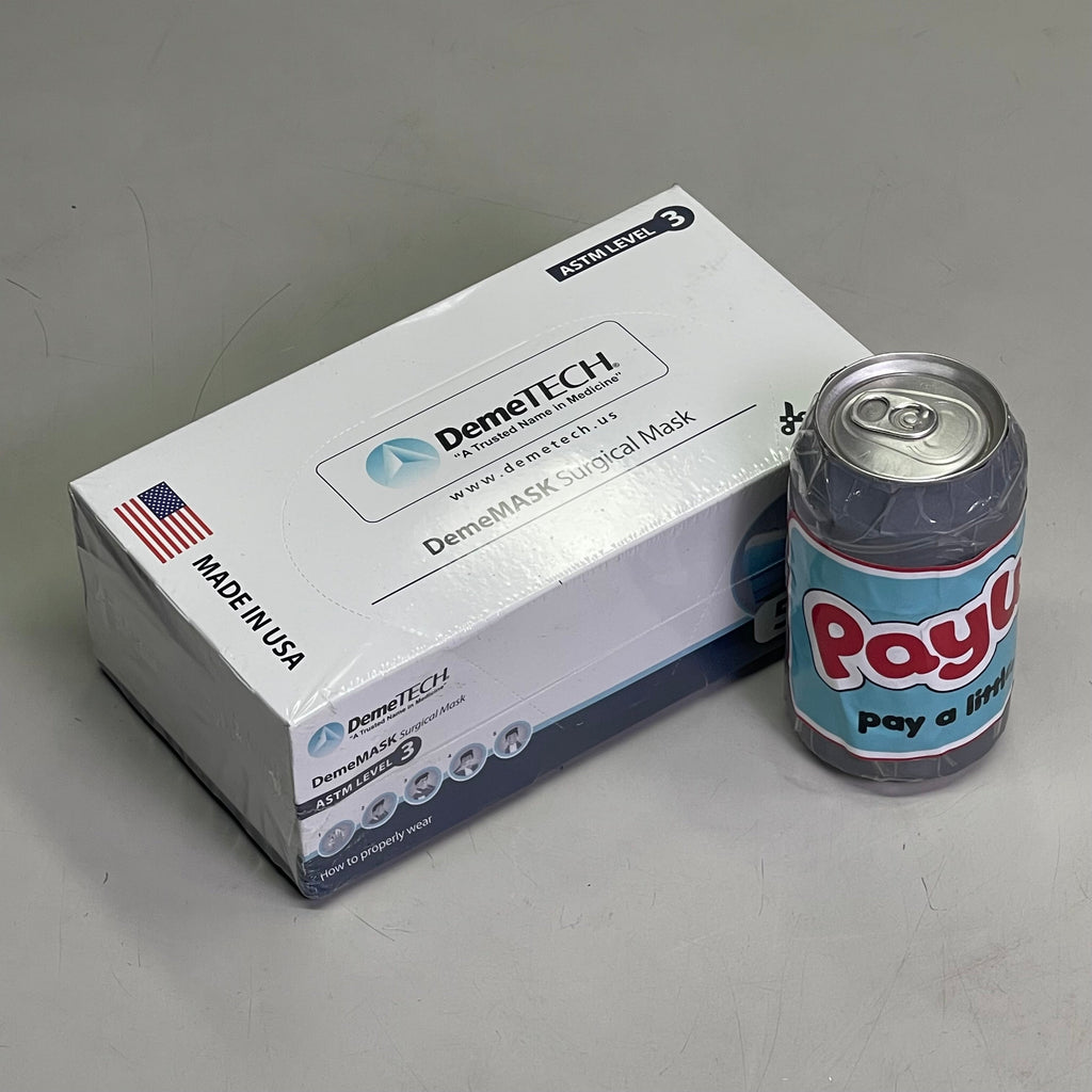 DEMETECH (50 PACK) DemeMASK Surgical Mask ASTM Level 3 Protective DT-MSK-003