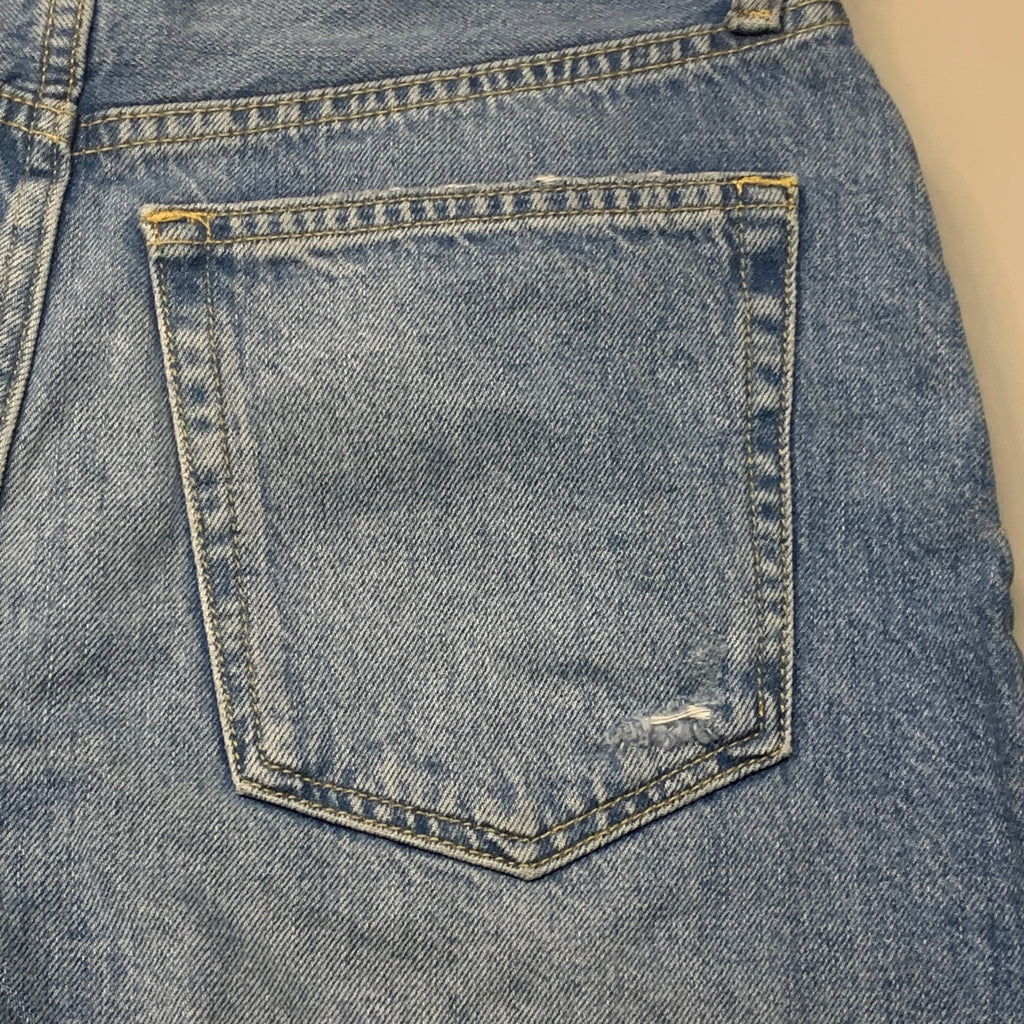 ETICA Fern High Rise Shorts Certified Organic Rip Current Size 28 EW178335