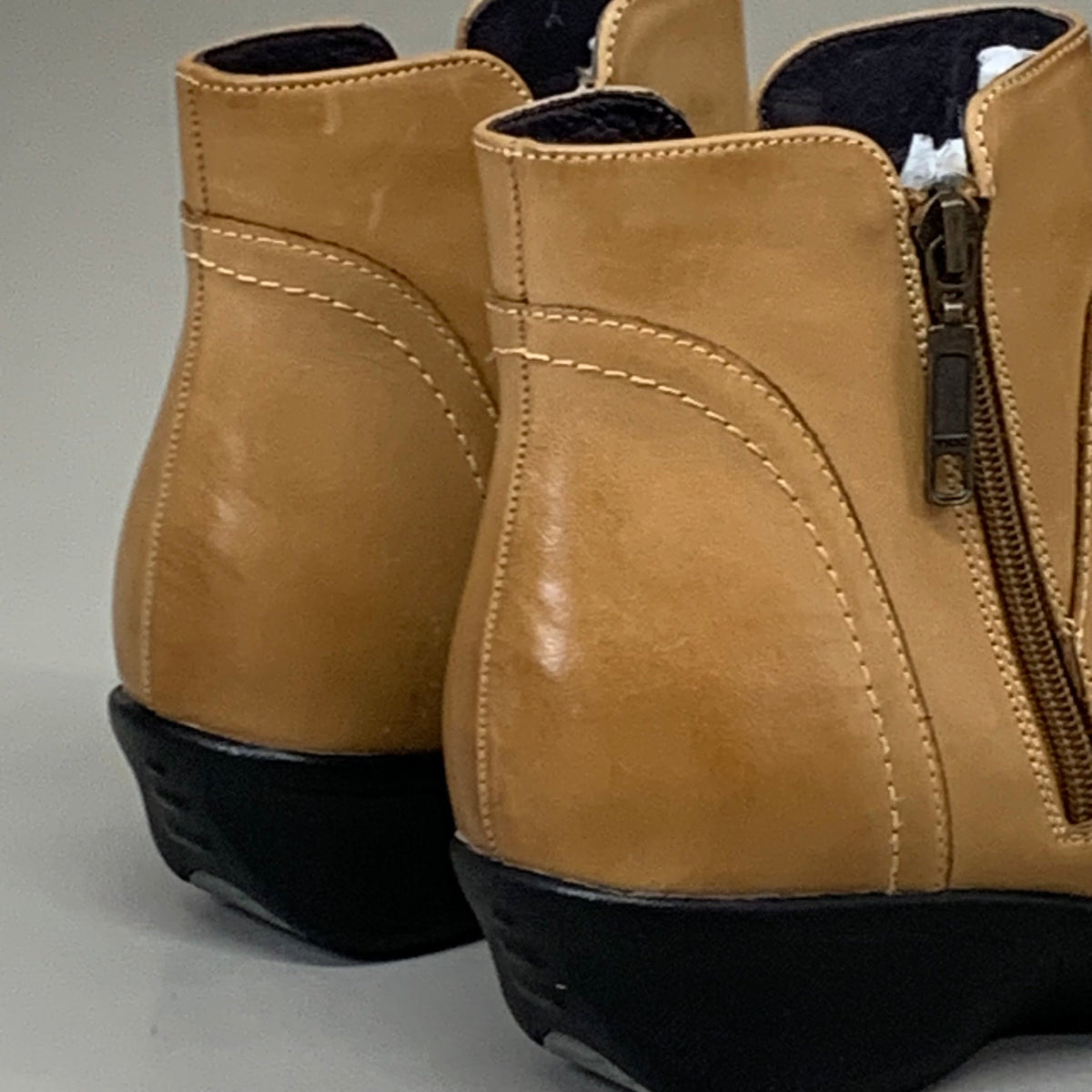 PROPET Waverly Leather Walking Ankle Boot Women's SZ 8.5 Tan WFX085LTANM-08H