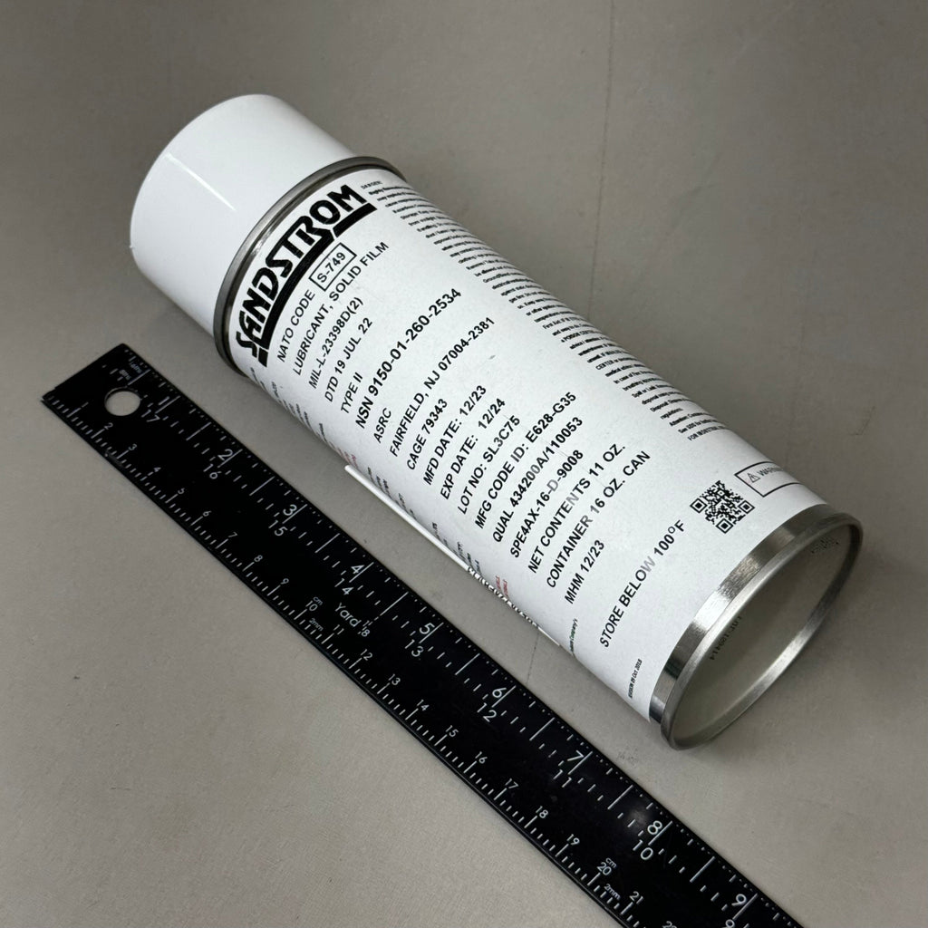 SANDSTROM (12 PACK)Lubricant Solid Film Bonding Industrial Equipment BB12/24 16oz