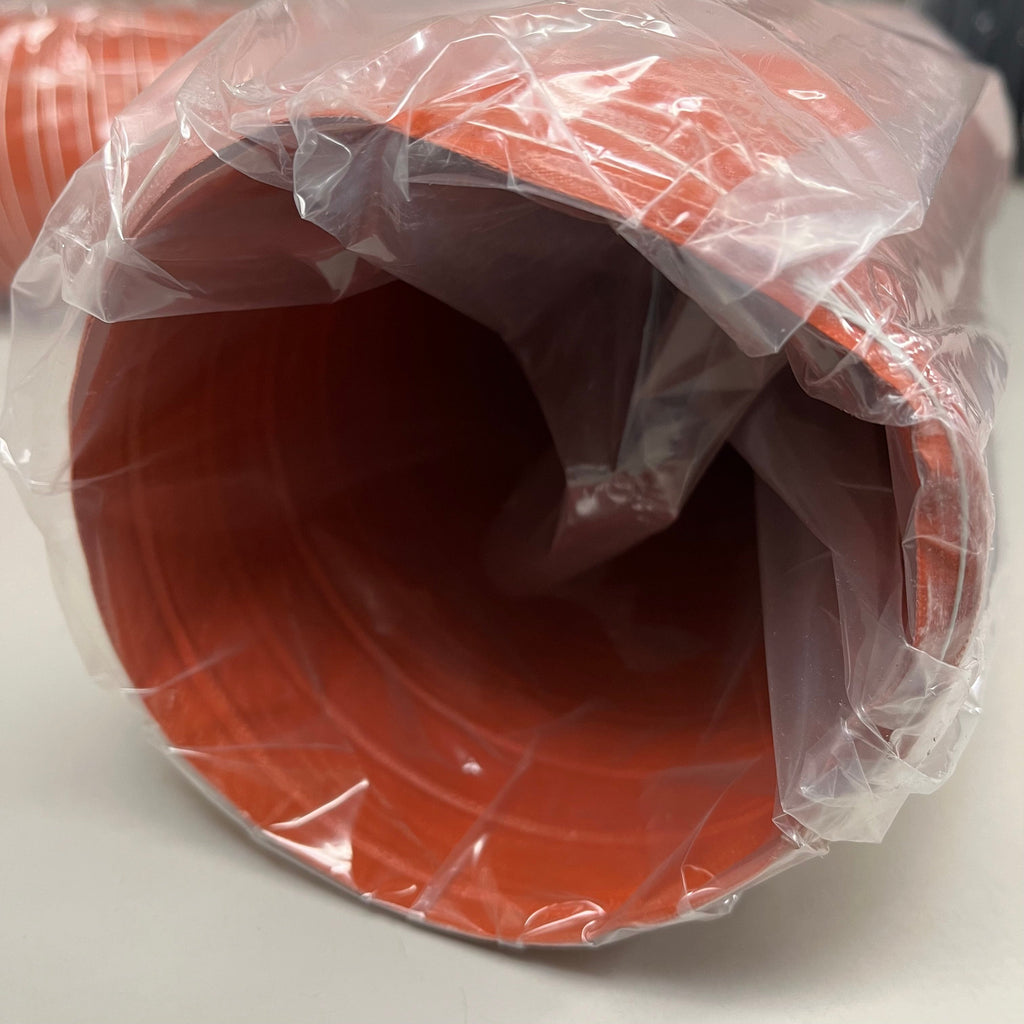 FLEXAUST GS Iron Oxide Red Silicone 5" 12ft Exhaust Hose 2650500012