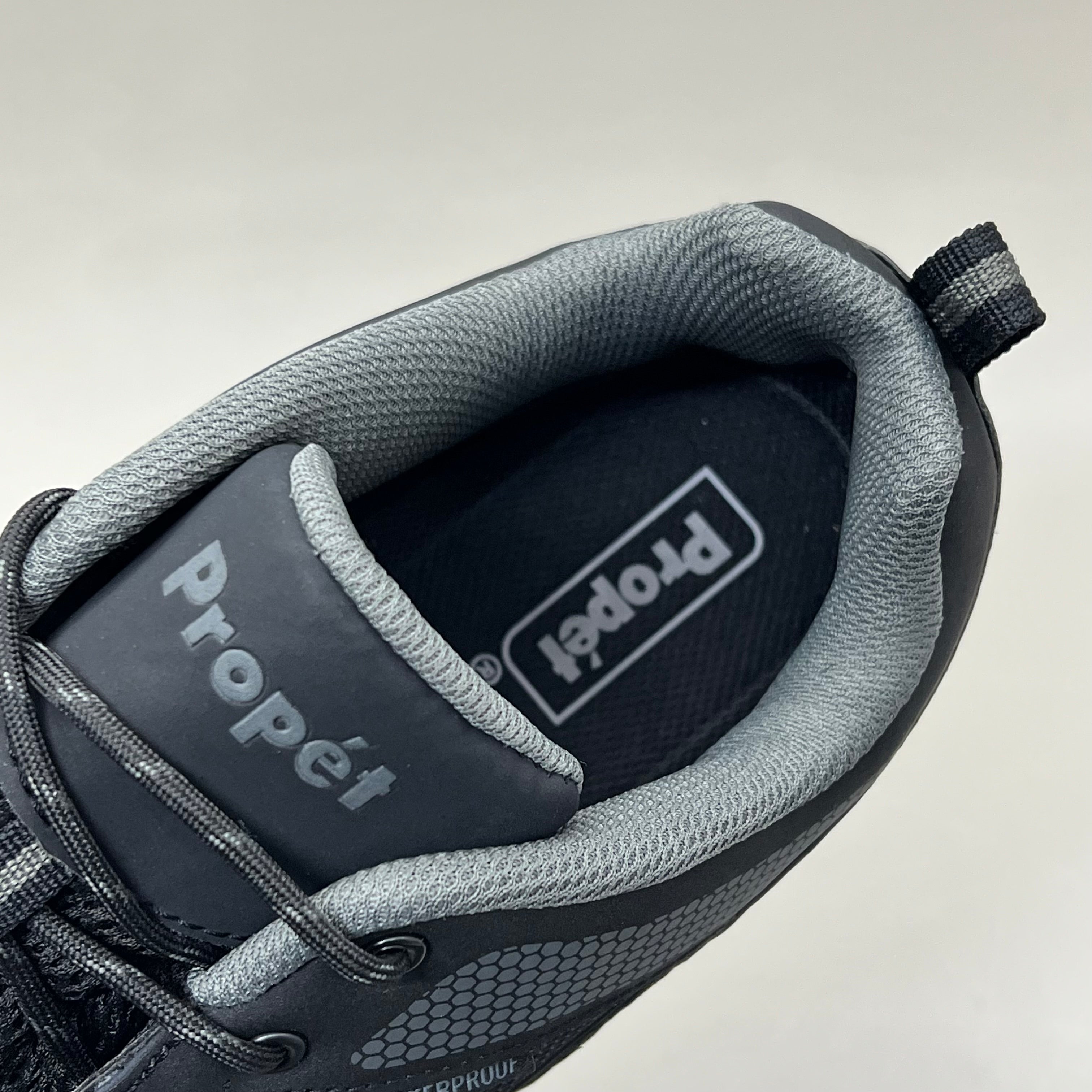 PROPET Seeley II Men's Work Boot Waterproof Men's Sz 12 W (E) Black/Grey MAU012M