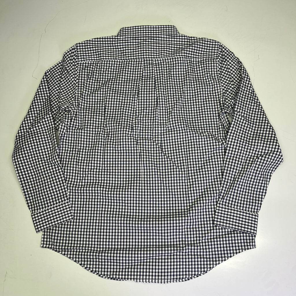 DOCKERS Signature Stain Defender Button Up Shirt Men's Sz XL Navy Blue A42520010