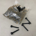 (100 Pack) Spin Lok Bolt 3" Length Black